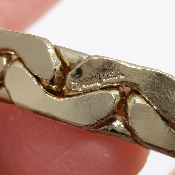 Vintage SPEIDEL USA Woman's Gold Plated ID Bracelet, Ready for Engraving - Picture 6 of 10